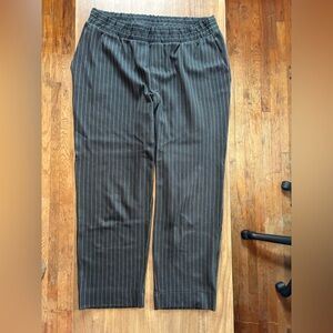 Woman’s Black Pinstripe Pants